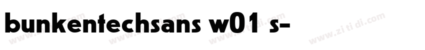 bunkentechsans w01 s字体转换